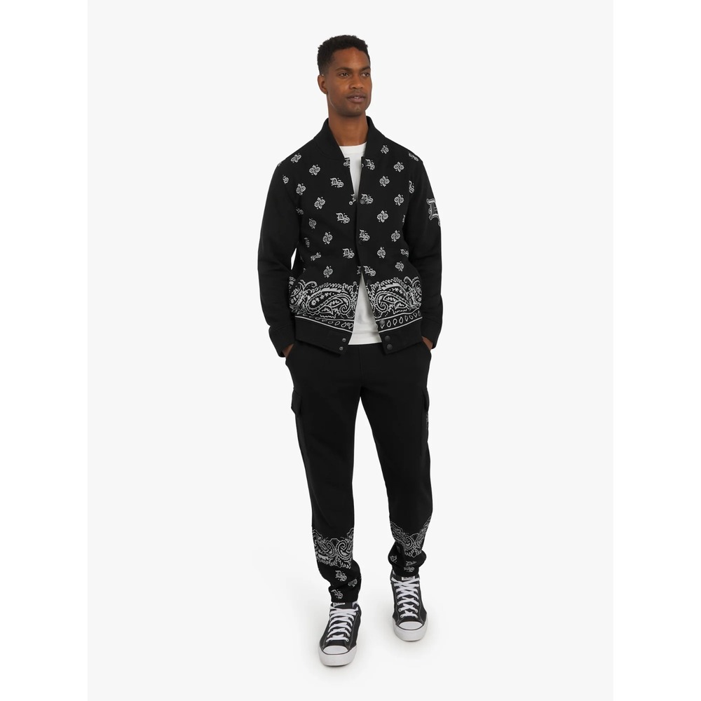 Size Small Dogg Supply Varsity Jacket by Snoop Dogg Mens Black Unisex Sweatshirt - Picture 5 of 8
